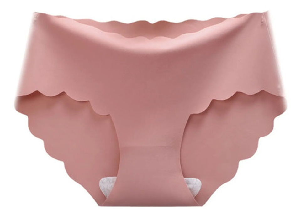 Pack 6 Calzon De Mujer De Seda Sin Costura  3