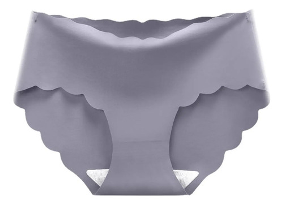 Pack 6 Calzon De Mujer De Seda Sin Costura  4