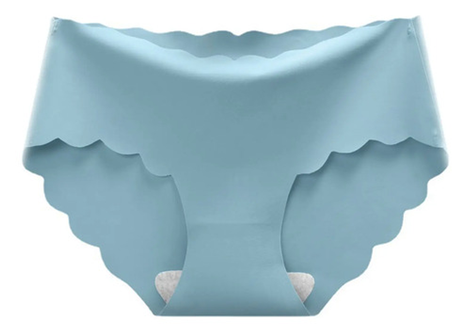 Pack 6 Calzon De Mujer De Seda Sin Costura  5