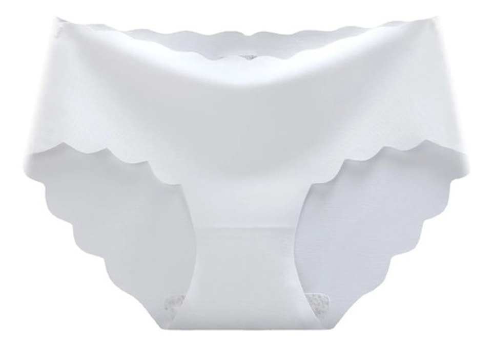 Pack 6 Calzon De Mujer De Seda Sin Costura  7