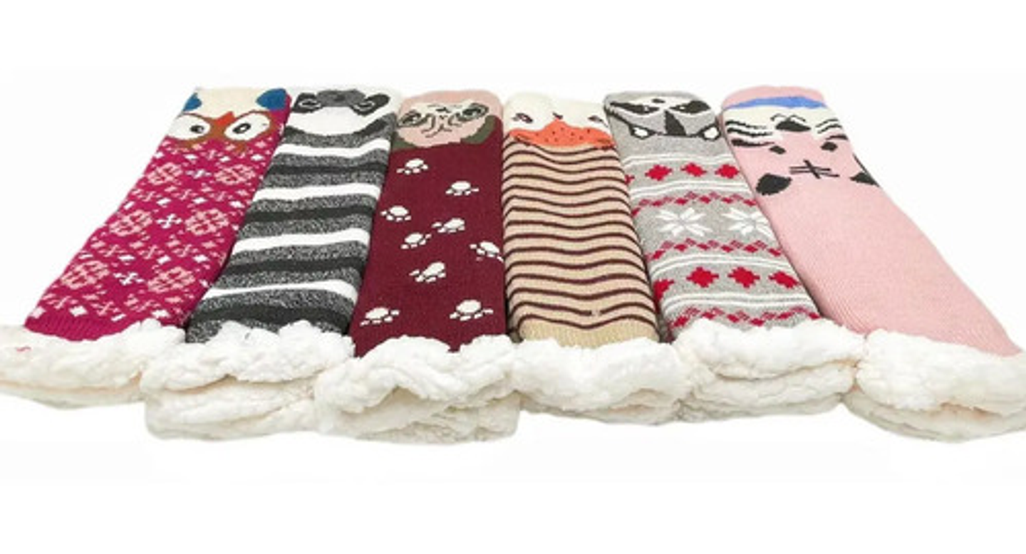 Pack 6 Calcetin Chiporro Antideslizante Para Mujer 35-40 2