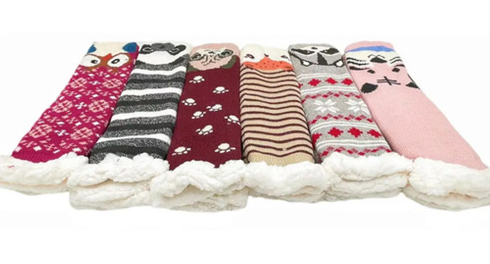 Pack 6 Calcetin Chiporro Antideslizante Para Mujer 35-40 2