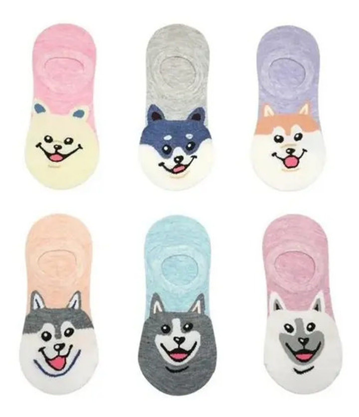 Pack 12 Calcetín Mujer Invisible Con Diseño 1 1