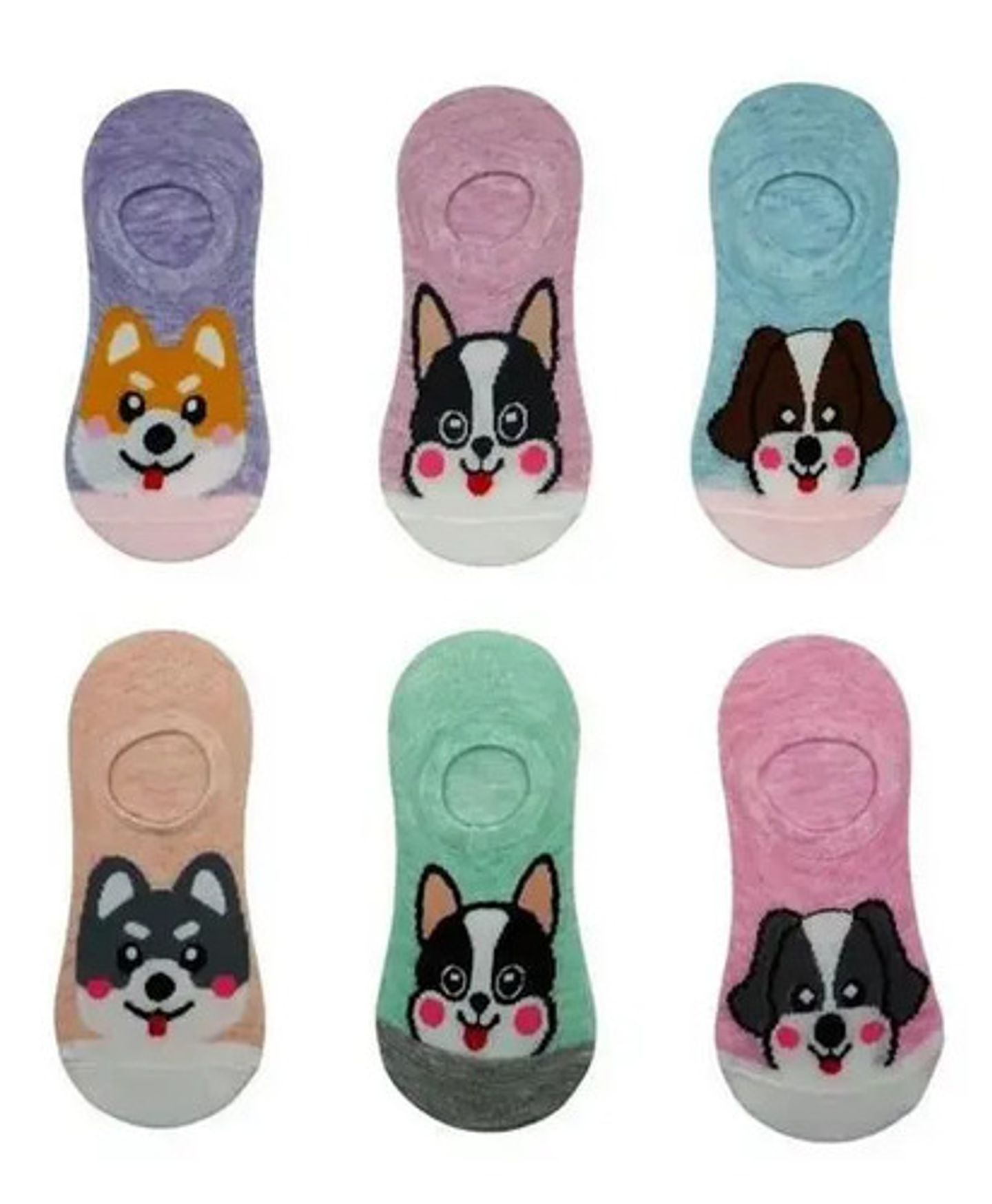 Pack 12 Calcetín Mujer Invisible Con Diseño 1 14