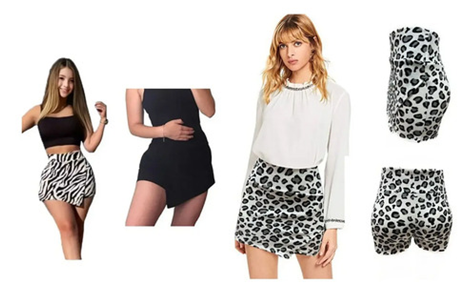 Pack 2 Falda Short Dama , Colores Surtidos  2