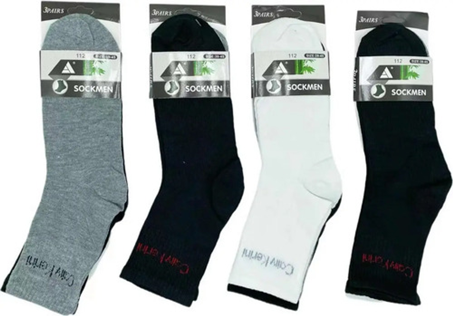 Pack12 Calcetín Deportivo  Algodón Con Bambu  Para Hombre 9