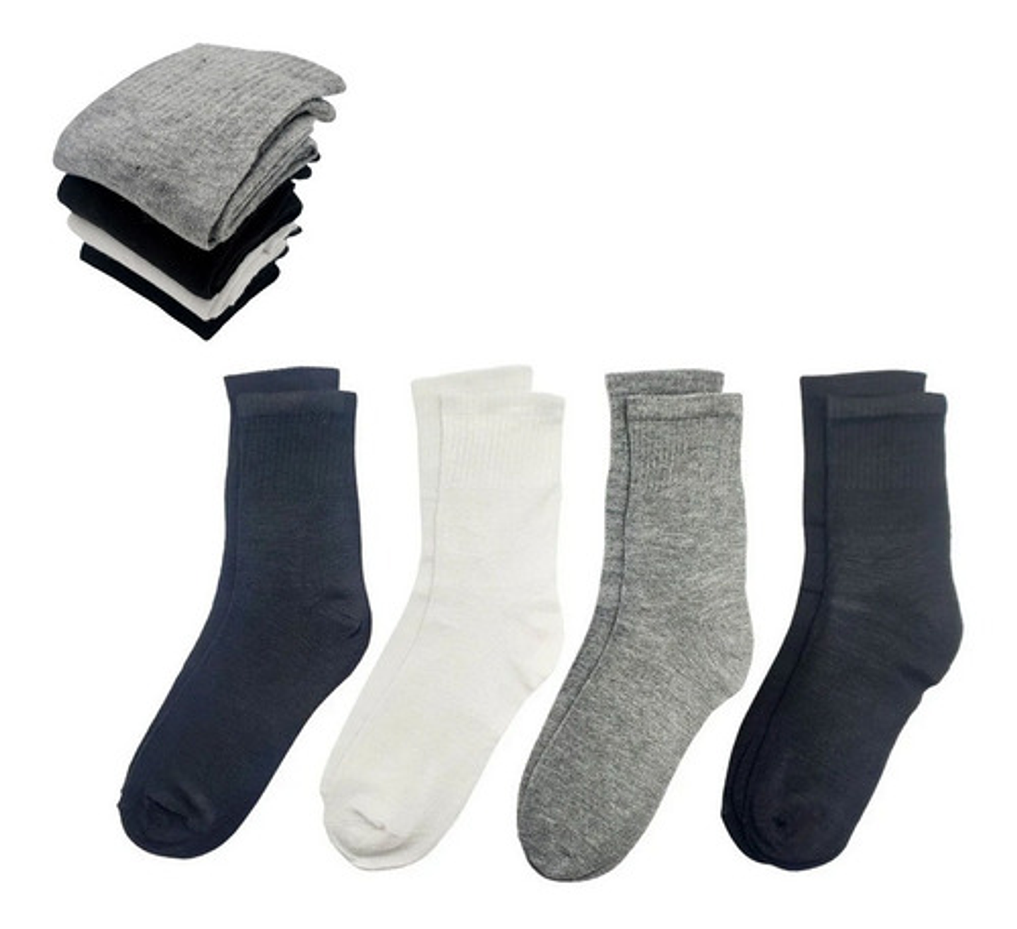 Pack12 Calcetín Deportivo  Algodón Con Bambu  Para Hombre 11