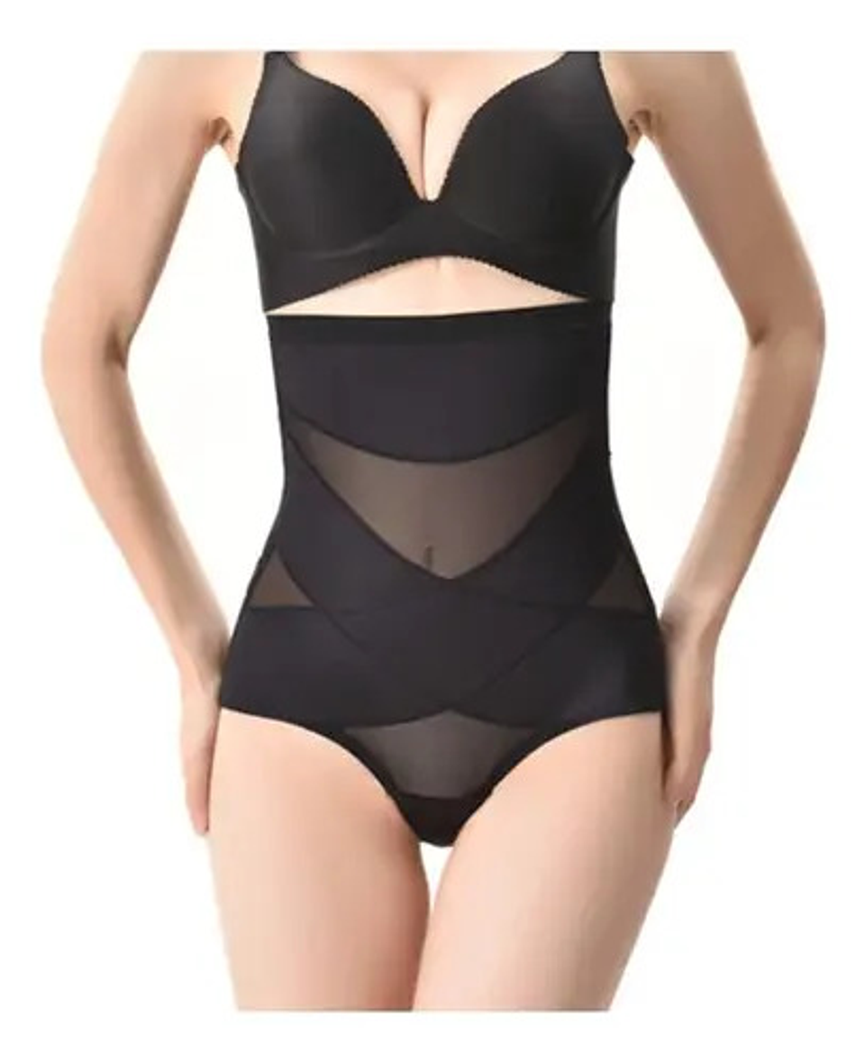 Pack2 Faja Reductora Comprensión Cruzada De Abdomen Y Cintur 1