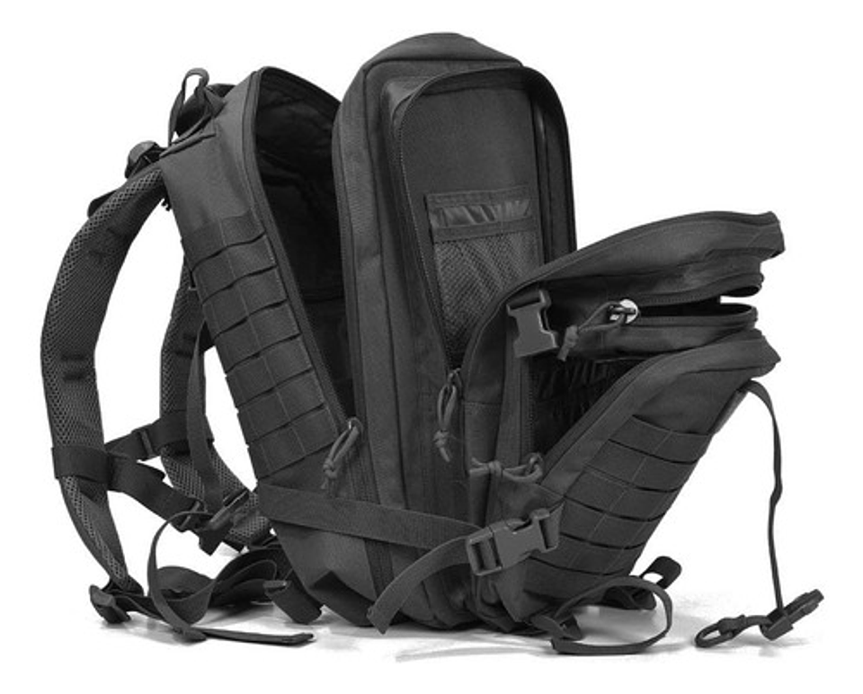 Mochila Tactica Militar Outdoor Pentagon 45l Impermeable Negro Liso 5