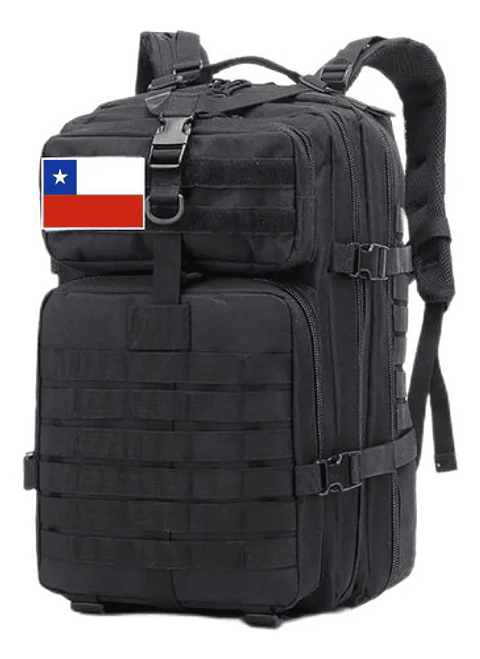 Mochila Tactica Militar Outdoor Pentagon 45l Impermeable Negro Liso