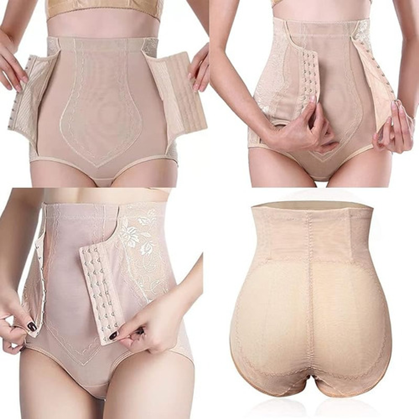 Calzon Faja Reductor Broches Waist Trainner Post Parto Fajas 8