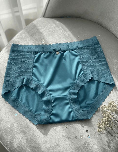 Calzon De Seda Invisible Para Mujer,inferior De Algodon