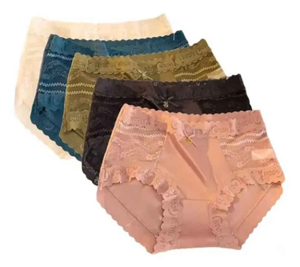Calzon De Seda Invisible Para Mujer,inferior De Algodon 2