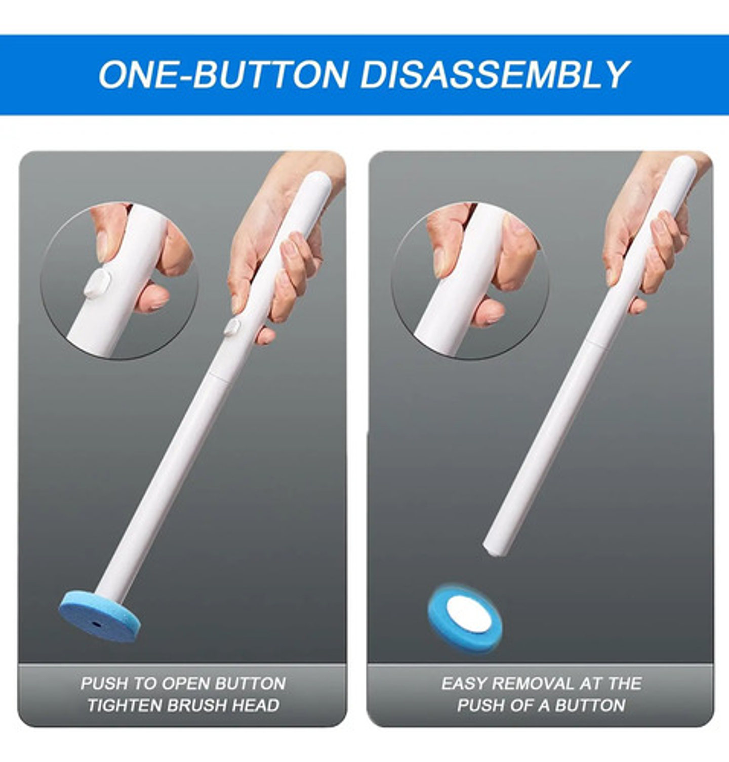 Cepillo Limpiador De Inodoro Wc Desechable + 8 Repuestos 5