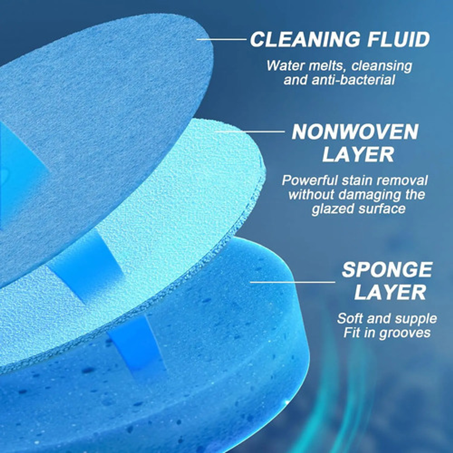 Cepillo Limpiador De Inodoro Wc Desechable + 8 Repuestos 9