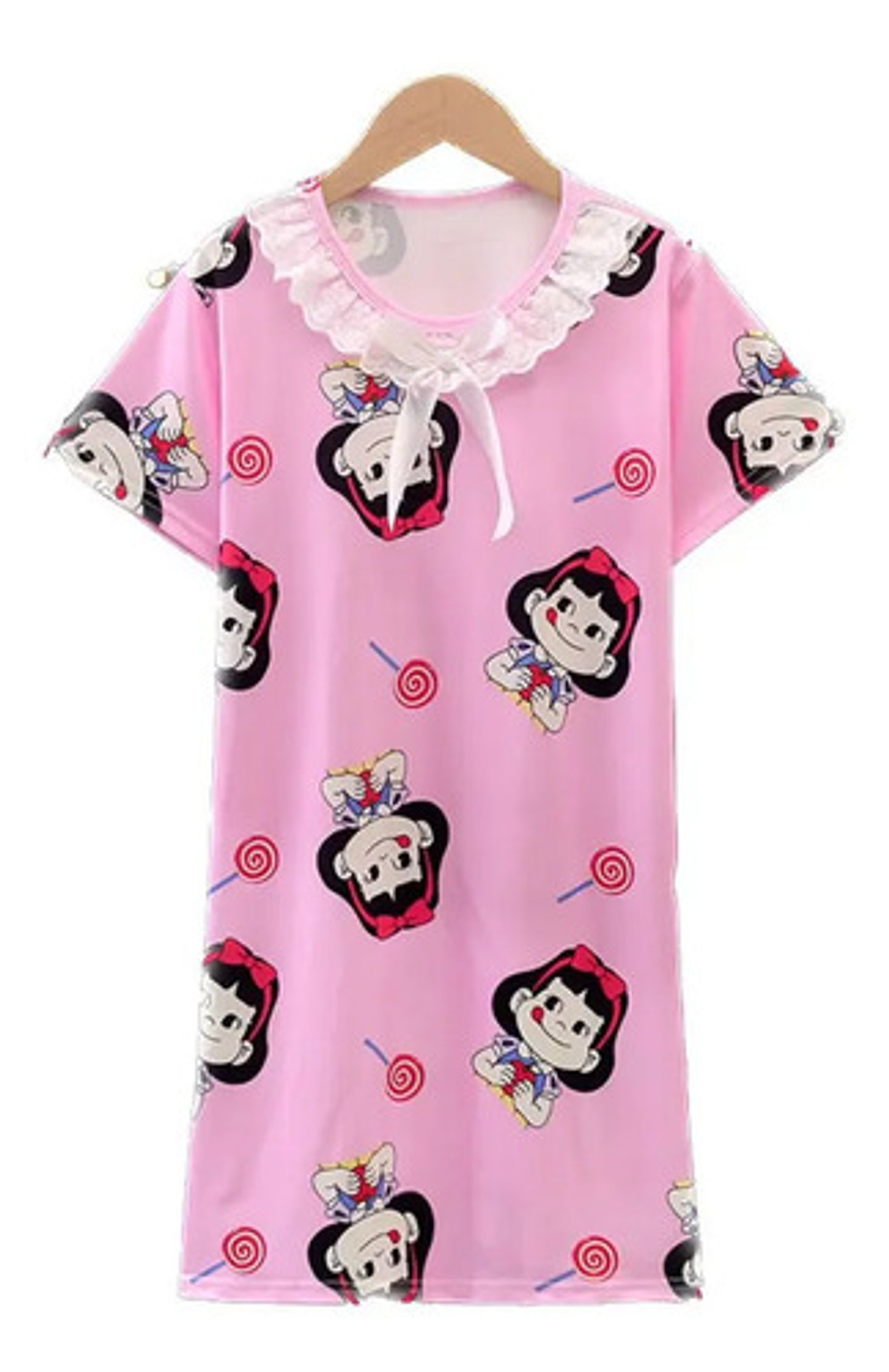 Camisa De Dormir. Pijama Niña Verano Algodón,talla Grande 1