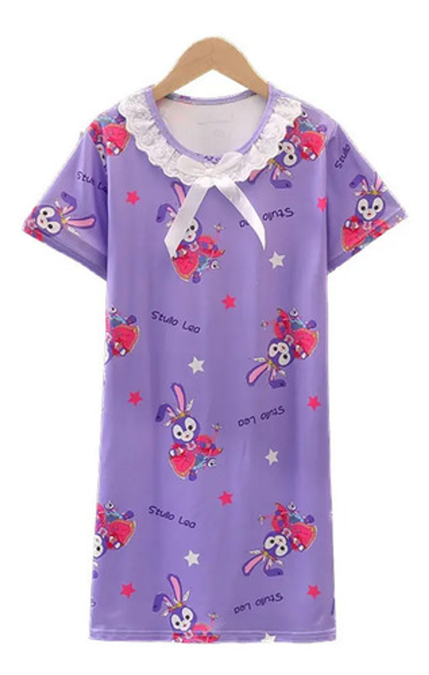 Camisa De Dormir. Pijama Niña Verano Algodón,talla Grande 3