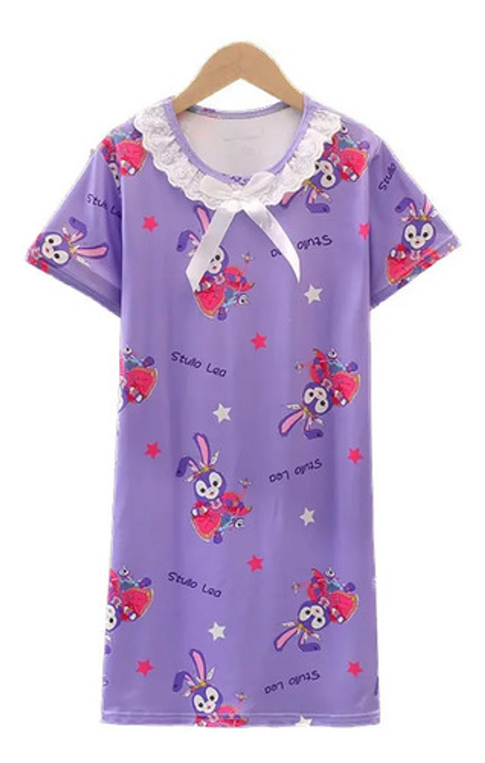 Camisa De Dormir. Pijama Niña Verano Algodón,talla Grande 3