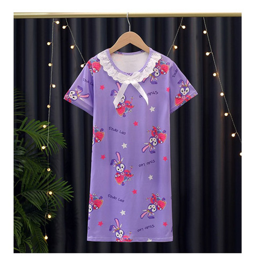 Camisa De Dormir. Pijama Niña Verano Algodón,talla Grande 4