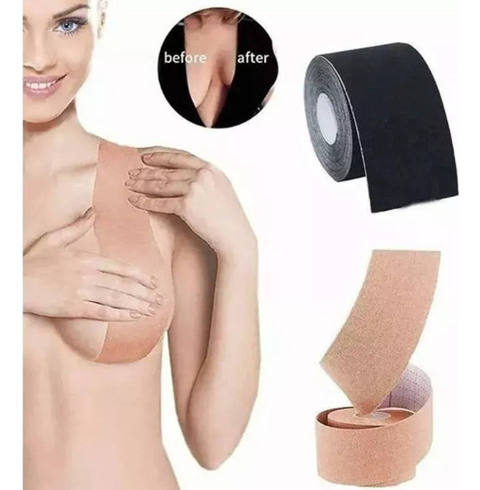 Sostén Cinta Modeladora Y Levanta Senos Transparente  6