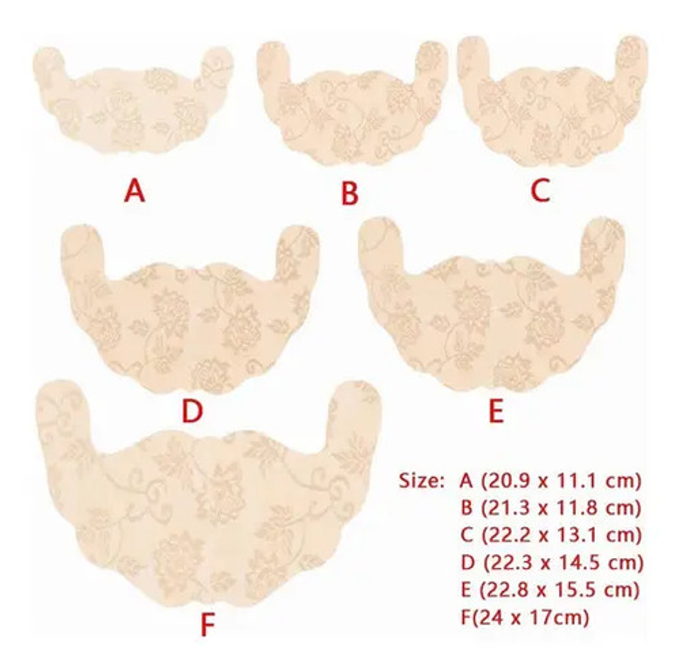 Ropa Interior Desechable De Encaje Parche Mamario 5