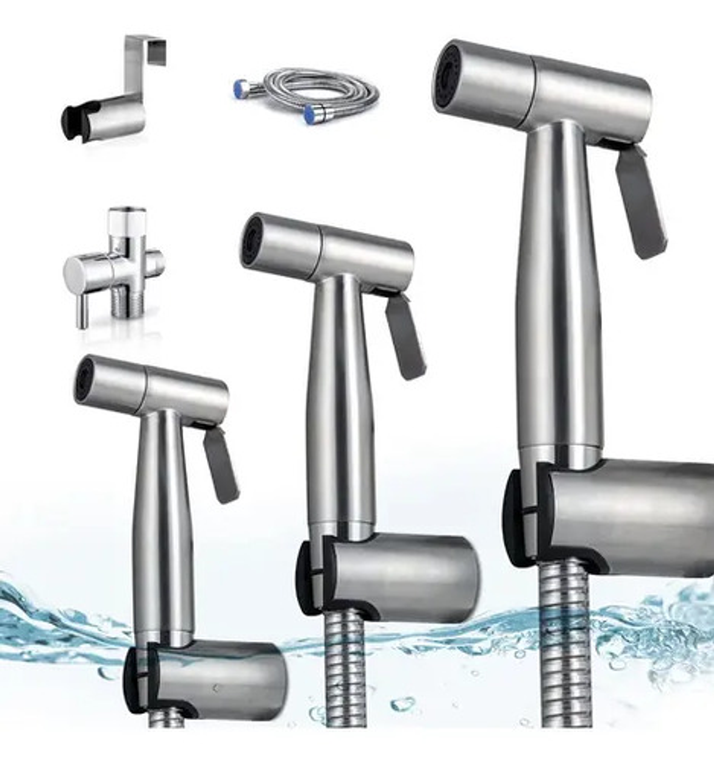 Ducha Bidet Arabe Acero Inoxidable Wc Inodoro 6