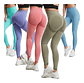 Pack6 Calzas Leggins Push Up Cintura Alta Colores Surtidos - Miniatura 2