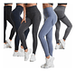 Pack6 Calzas Leggins Push Up Cintura Alta Colores Surtidos - Miniatura 3
