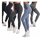 Pack12 Calzas Leggins Push Up Cintura Alta Colores Surtidos - Miniatura 5