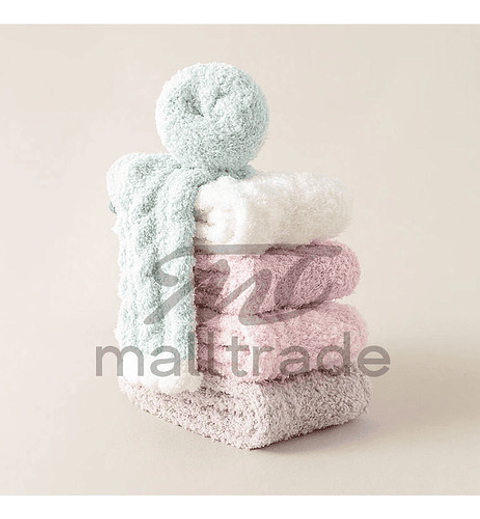 Pack12 Calcetin Toalla Polar Mujer Y Nina,solo  Liso