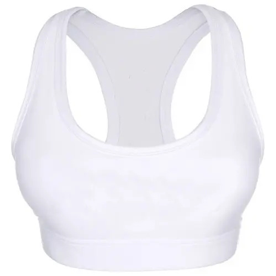 Pack 3 Petos Niña Sostén Deportivo Juvenil 100% Algodón 2