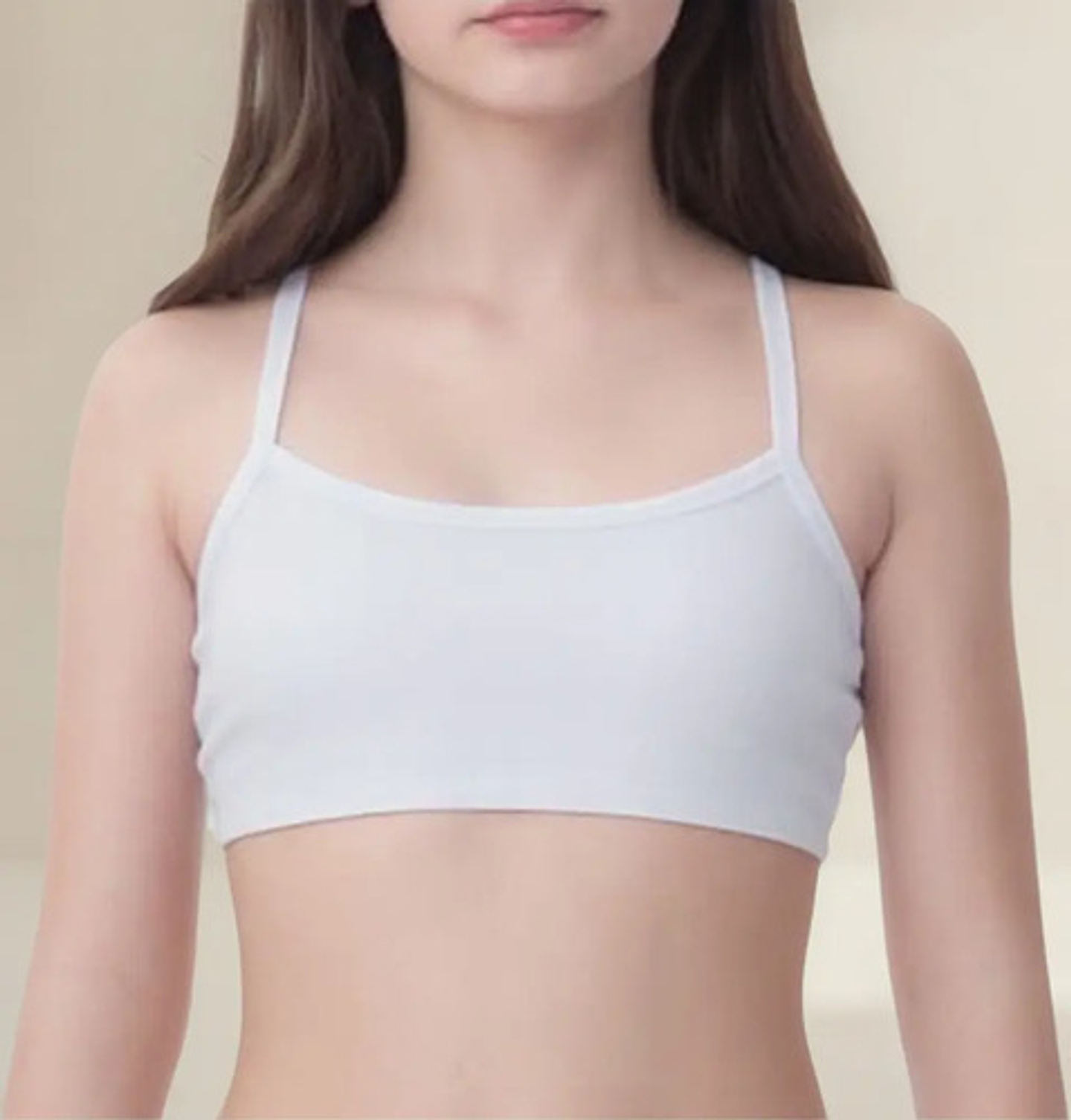 Pack 3 Petos Niña Sostén Deportivo Juvenil 100% Algodón 5