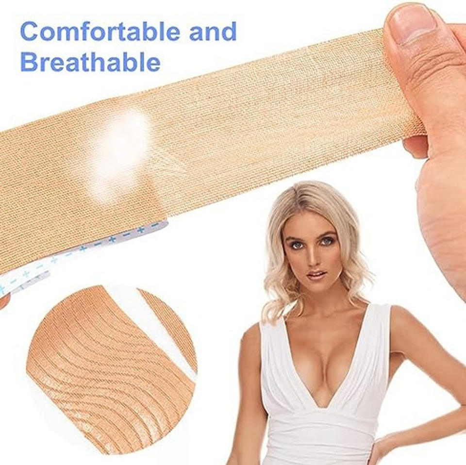 Pack 2 Sostén Invisible Tipo Rollo 5mts*10cm 16