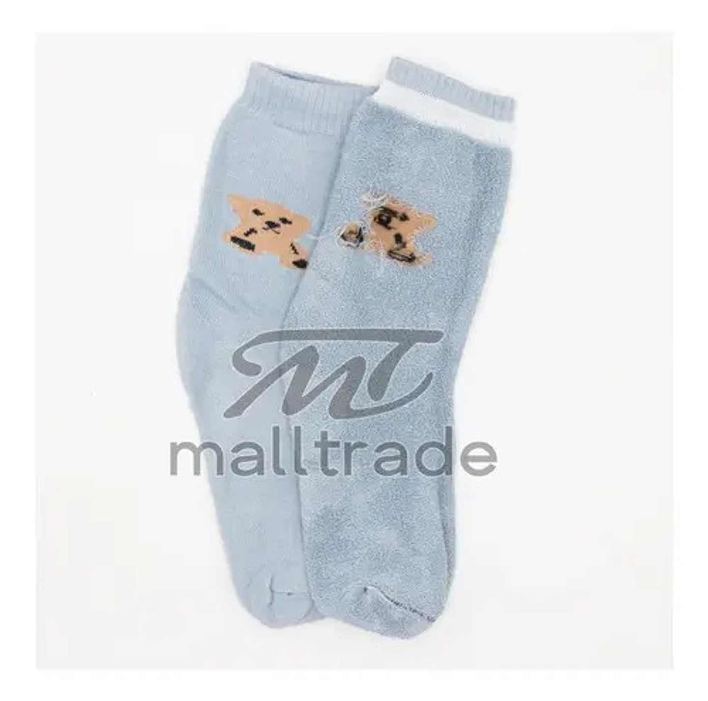 Pack 12 Calcetin Algodon Con Toalla Grueso Mujer Osito 4