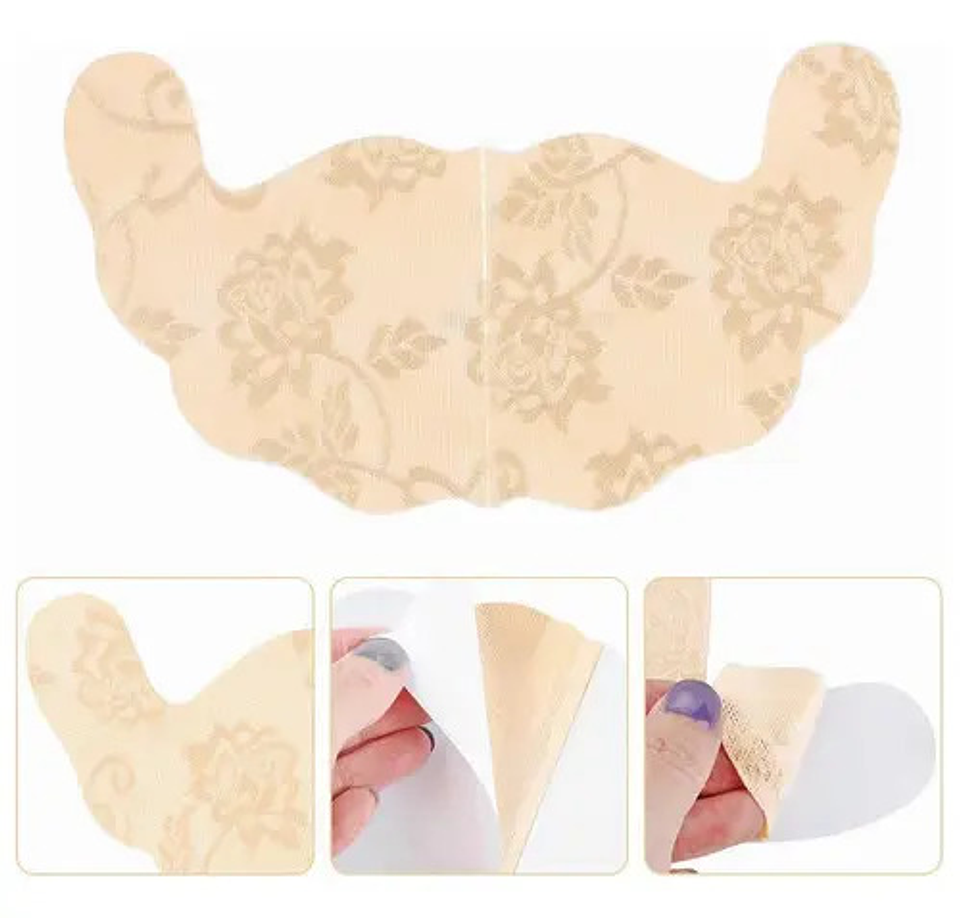  Ropa Interior Desechable De Encaje Parche Mamario En Forma  2