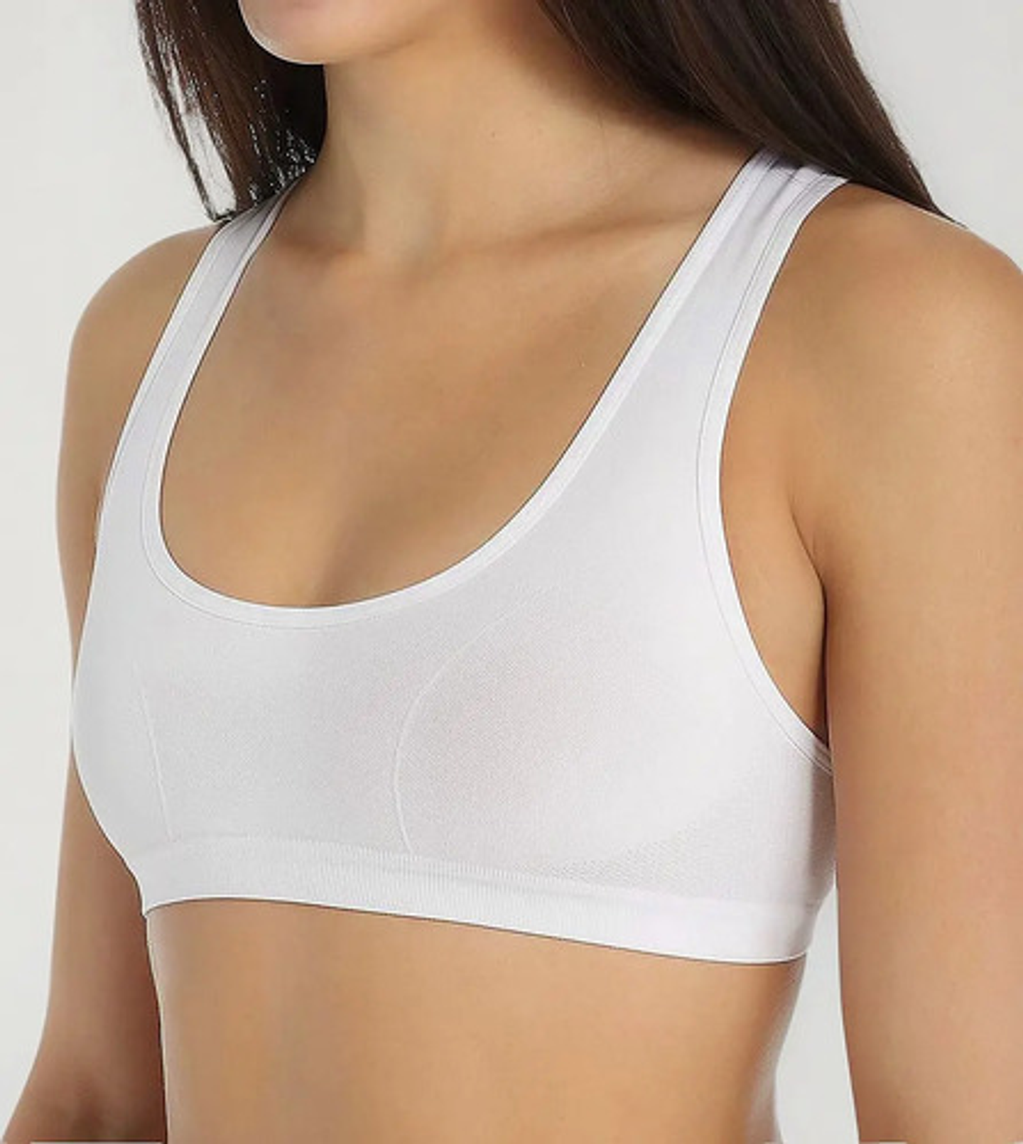 Pack 6 Petos Niña Sostén Deportivo Juvenil 100% Algodón 1
