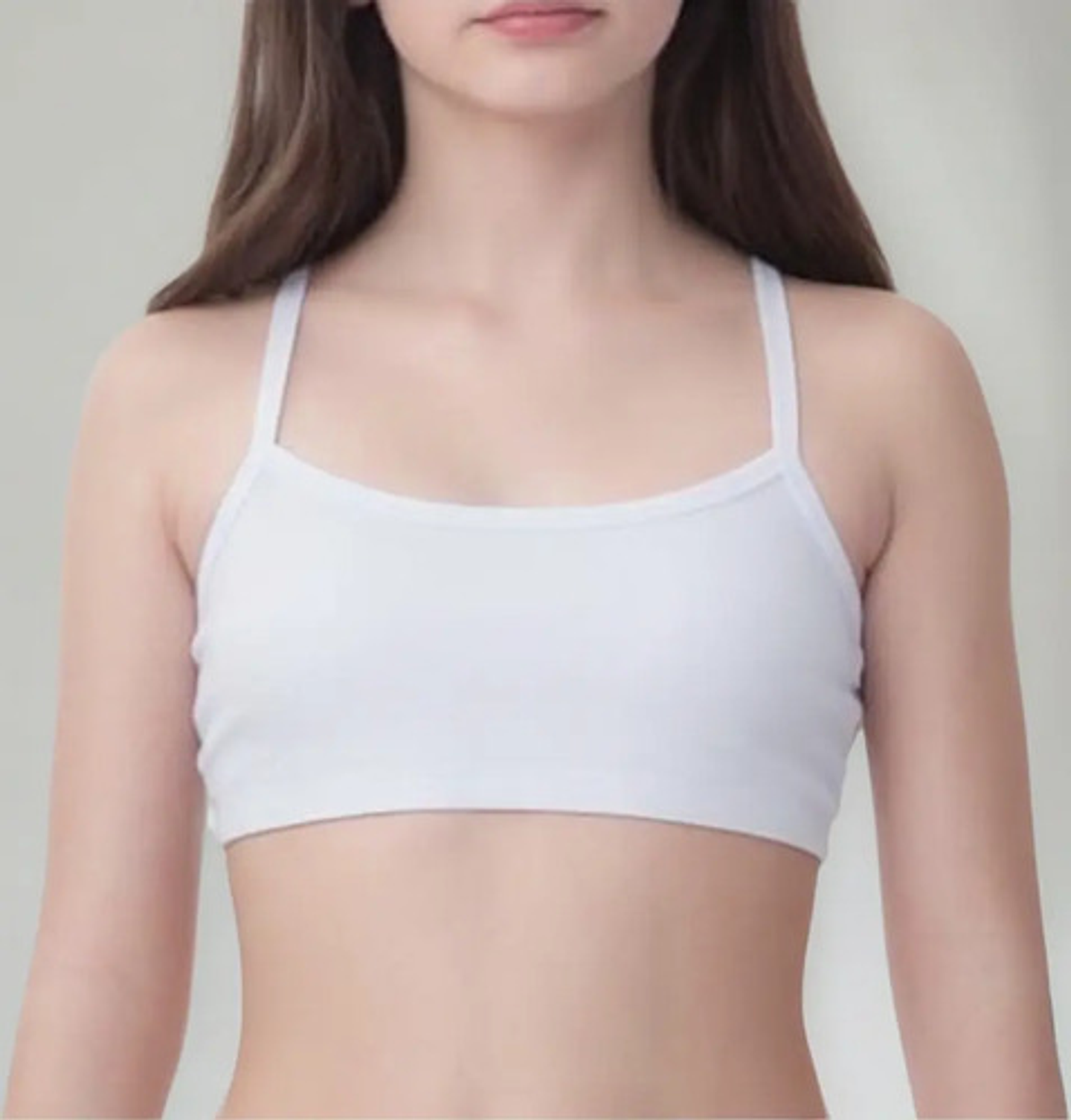 Pack 6 Petos Niña Sostén Deportivo Juvenil 100% Algodón 5