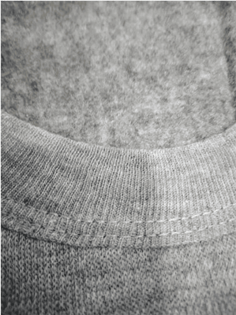 Camiseta Hombre Manga Larga Algodón Con  Polar 