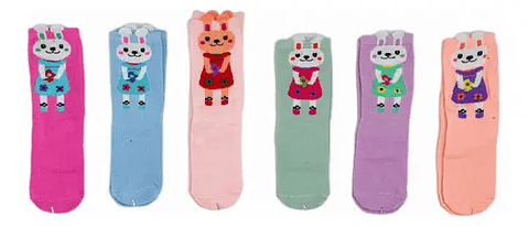 Pack 12 Pares Calcetines Niñas , Diseños