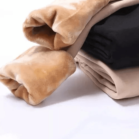 Pack 3 Calzas Efecto Piel Con Chiporro Mujer