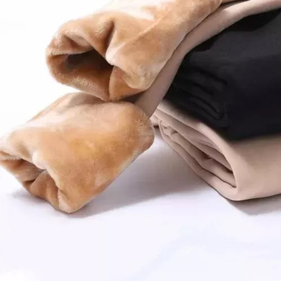 Pack 3 Calzas Efecto Piel Con Chiporro Mujer 2