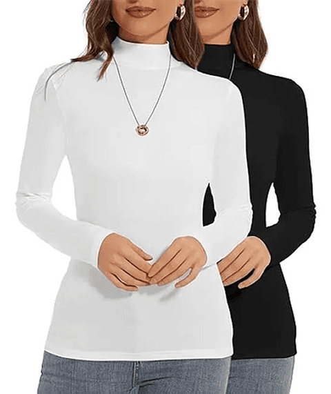 Pack3 Camiseta Bambu Mujer Beatle Con Polar Y Sin Polar 