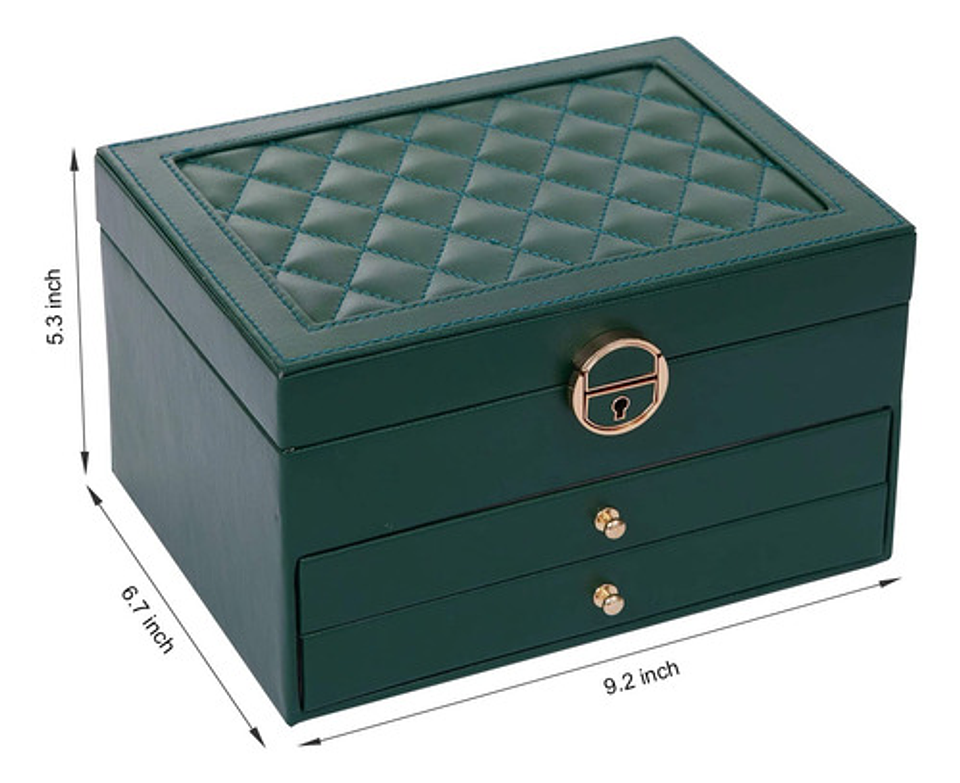 Organizador Joyas Estuche Joyero Portátil Viajero Exhibidor  9