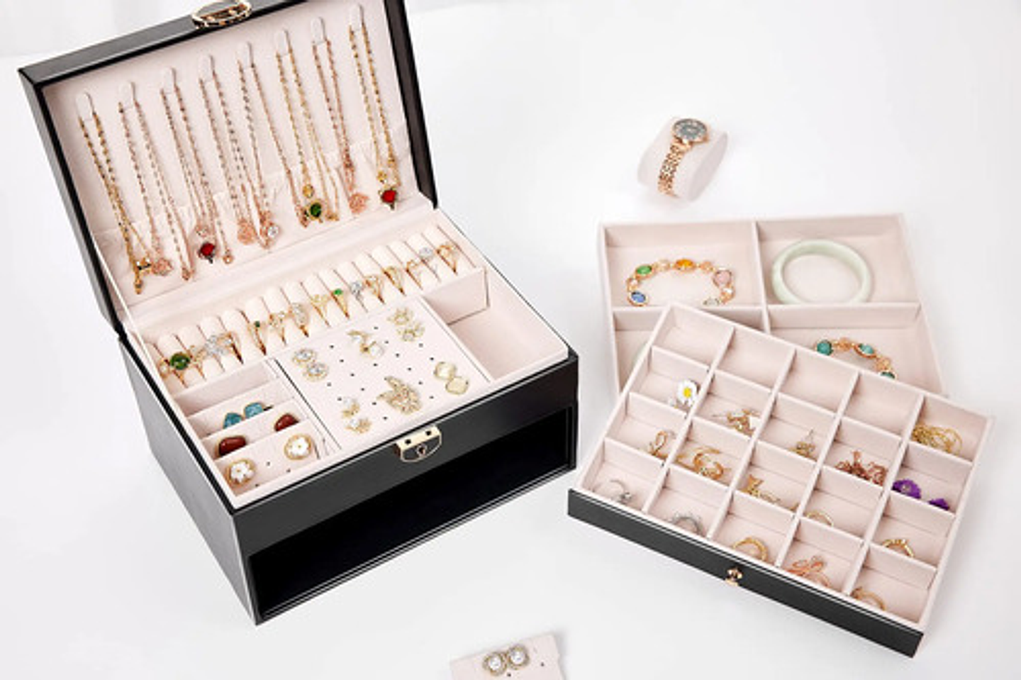 Organizador Joyas Estuche Joyero Portátil Viajero Exhibidor  16