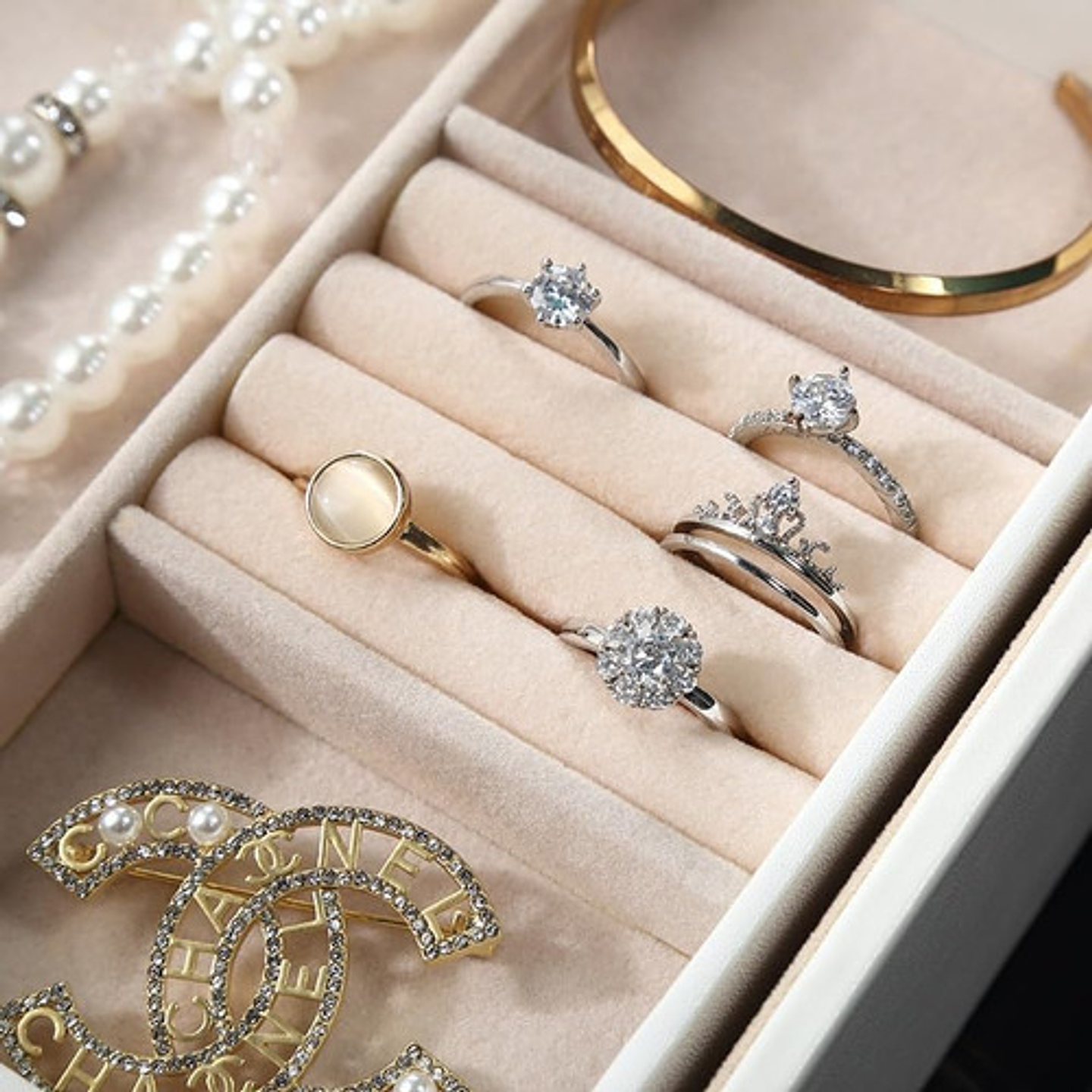 Organizador Joyas Estuche Joyero Portátil Viajero Exhibidor  22