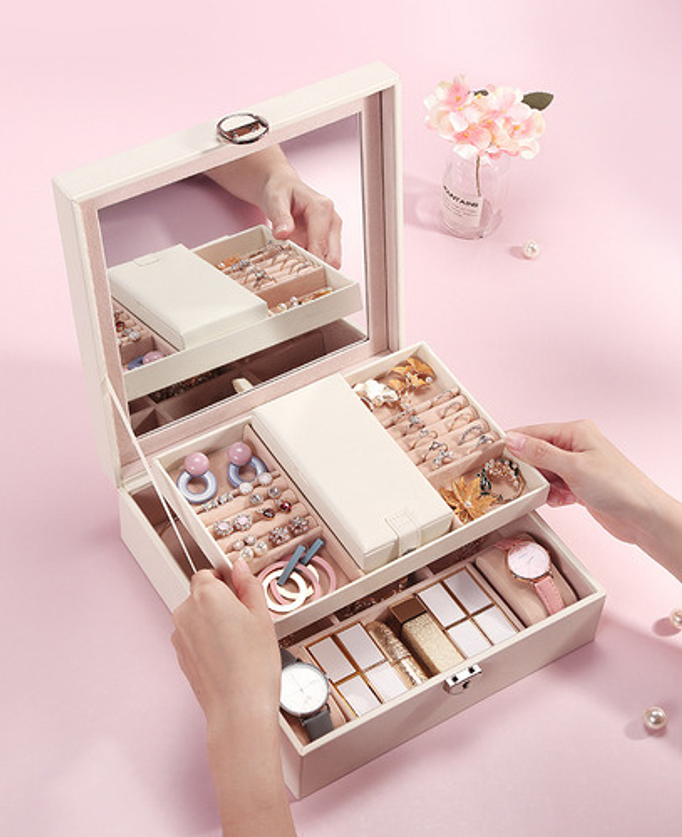 Organizador Joyas Estuche Joyero Portátil Viajero Exhibidor  27