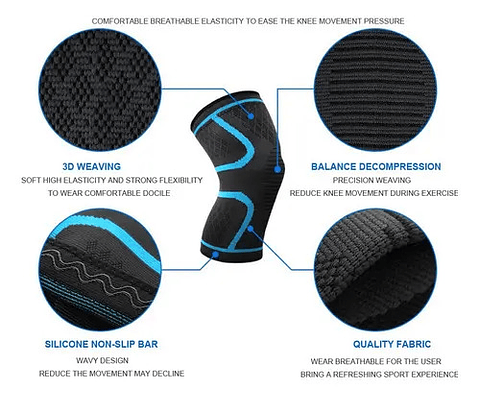 Rodillera Deportiva Ortopédica Soporte Cobre Artritis Un Par