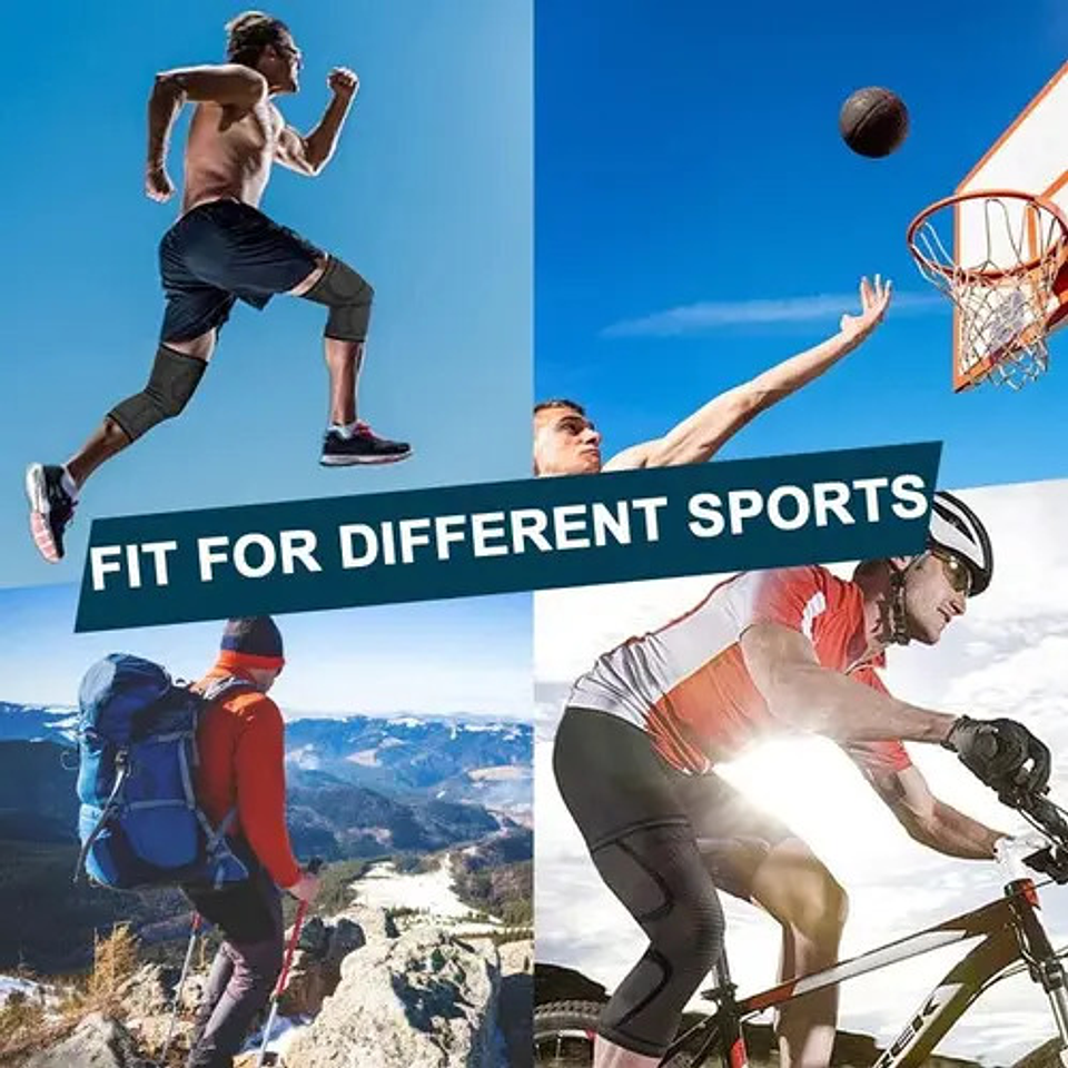 Rodillera Deportiva Ortopédica Soporte Cobre Artritis Un Par 7