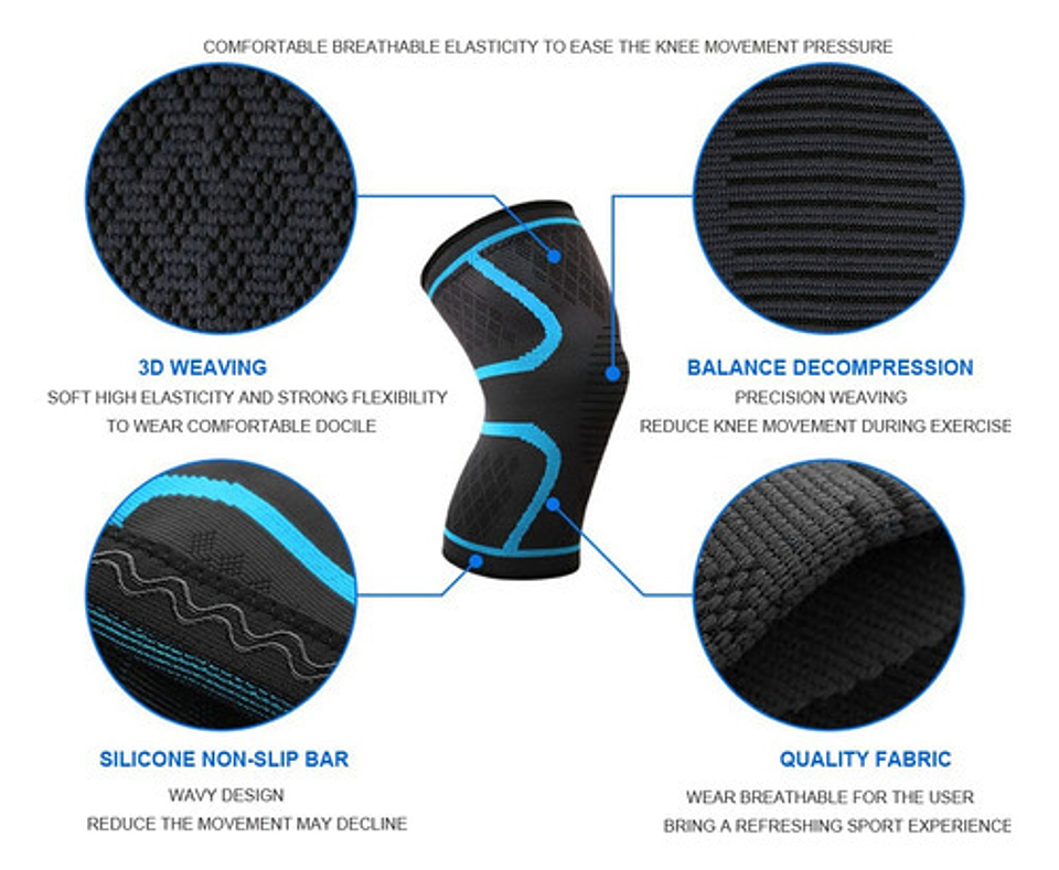 Rodillera Deportiva Ortopédica Soporte Cobre Artritis Un Par 38