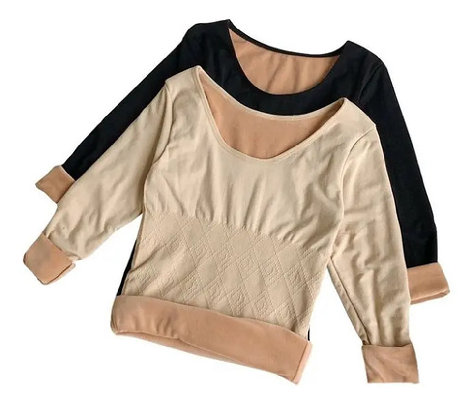 3 Unidades Camiseta Lola Reductora Con Polar Y Sin Polar 1